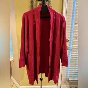 Rafaela Plus Size light weight jacket with 3/4 sleeve length